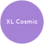 Purple circle with the text XL Cosmic in white.