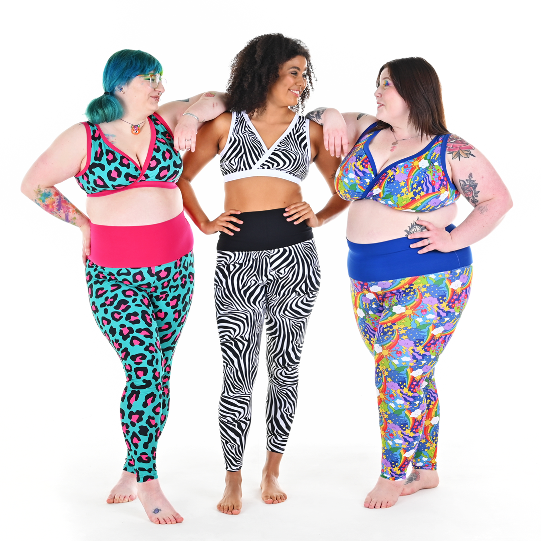 Rainbow leggings plus size online
