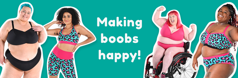 Molke - We are often asked if our Original Molke bras provide support for  big boobs? Why, yes they can! Here we have 4 of our lovely models and we  have included