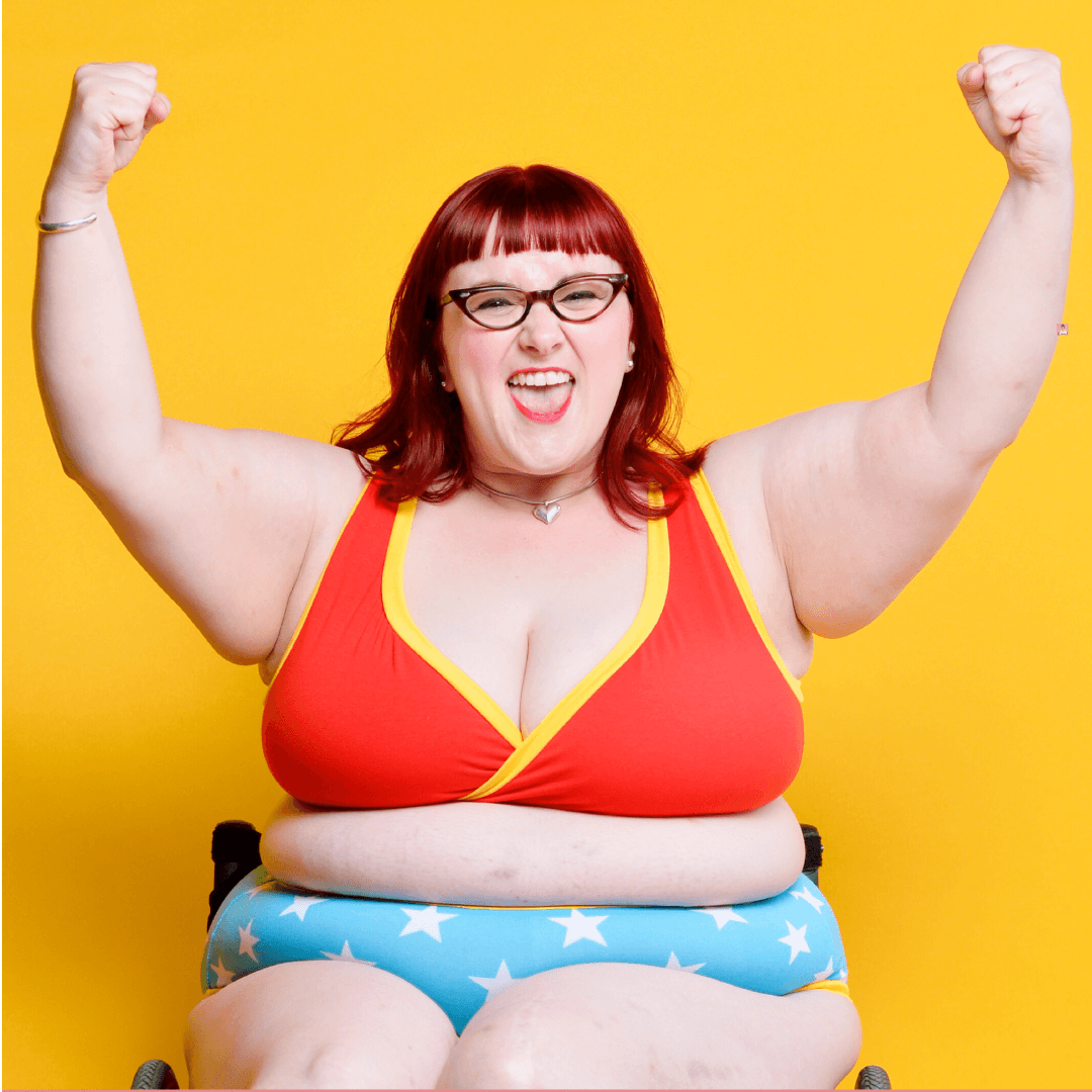 Rhona is wearing a Power underwear set