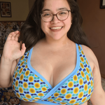 Janine is wearing a sunflower non wired bra