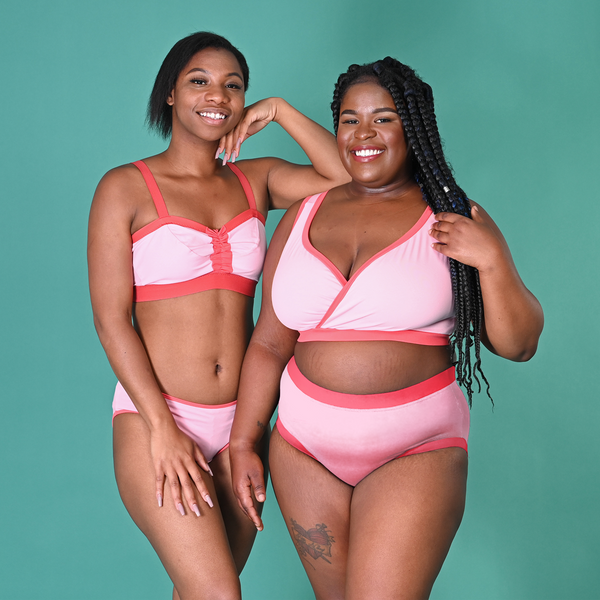 Precious and Kayla are wearing Candyfloss bras and briefs