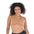 Tinashe is wearing a brown skin tone bra